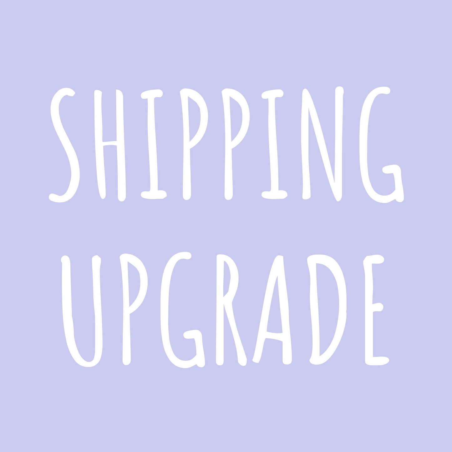 HashtagPersonal Shipping Upgrade