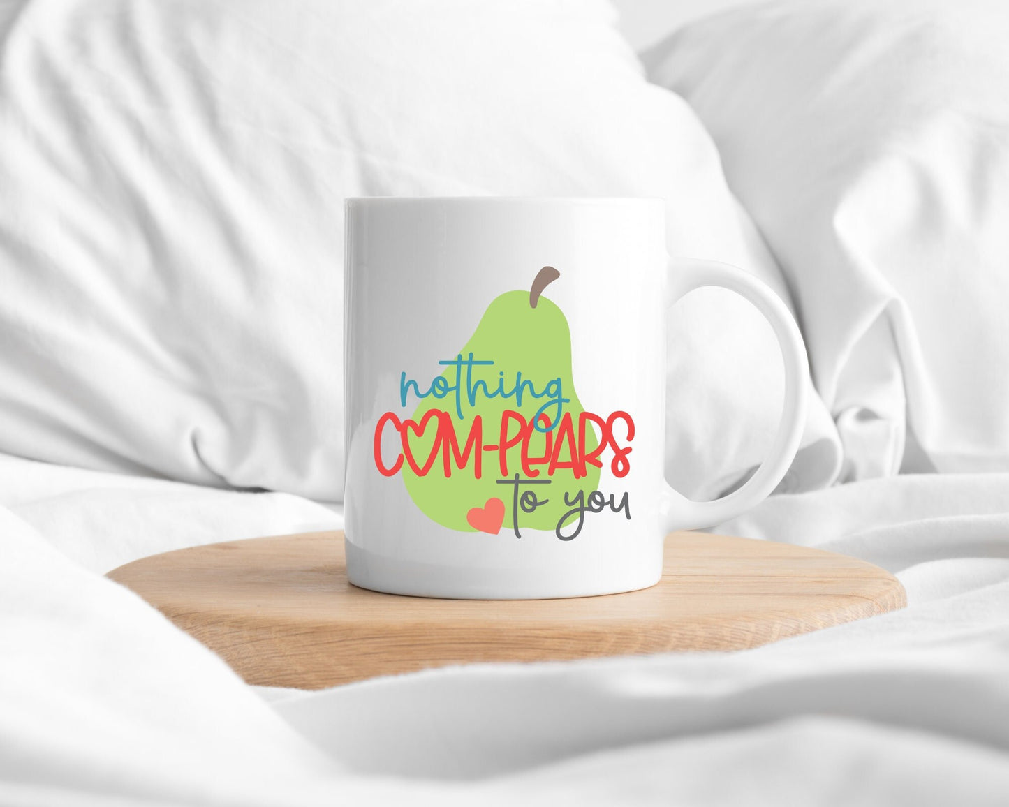 Valentine's Day Mug Funny Boyfriend Girlfriend Pear Pun Gift