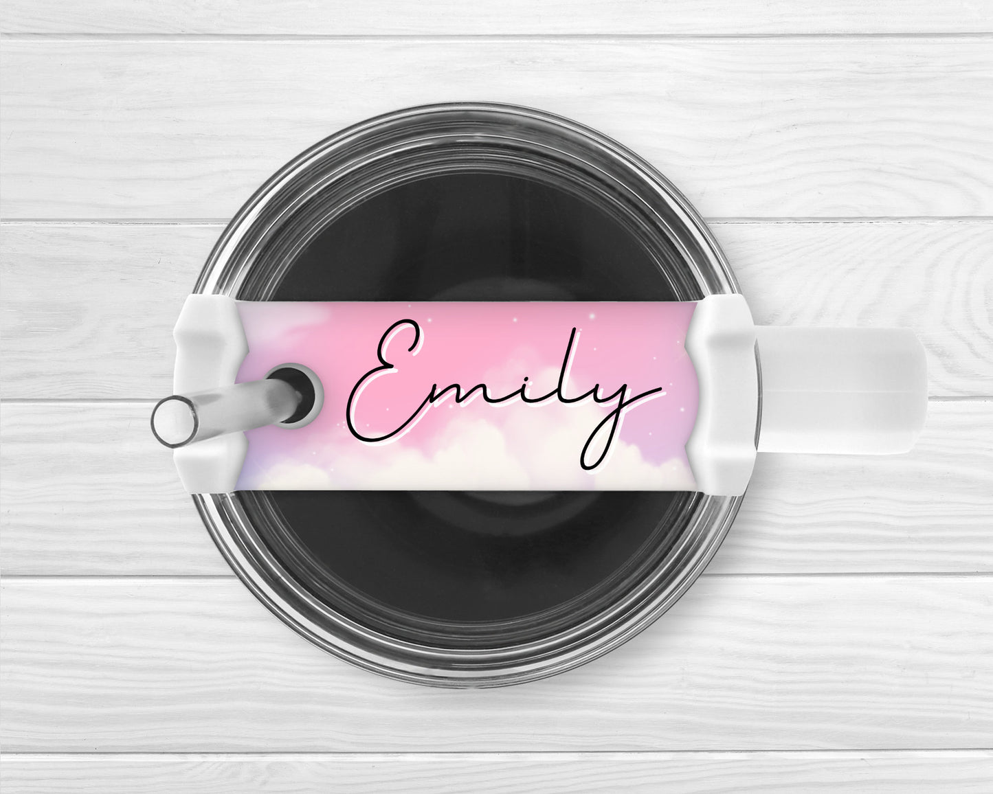 Personalised Tumbler Name Plate Topper 40oz Cup Accessory Gift