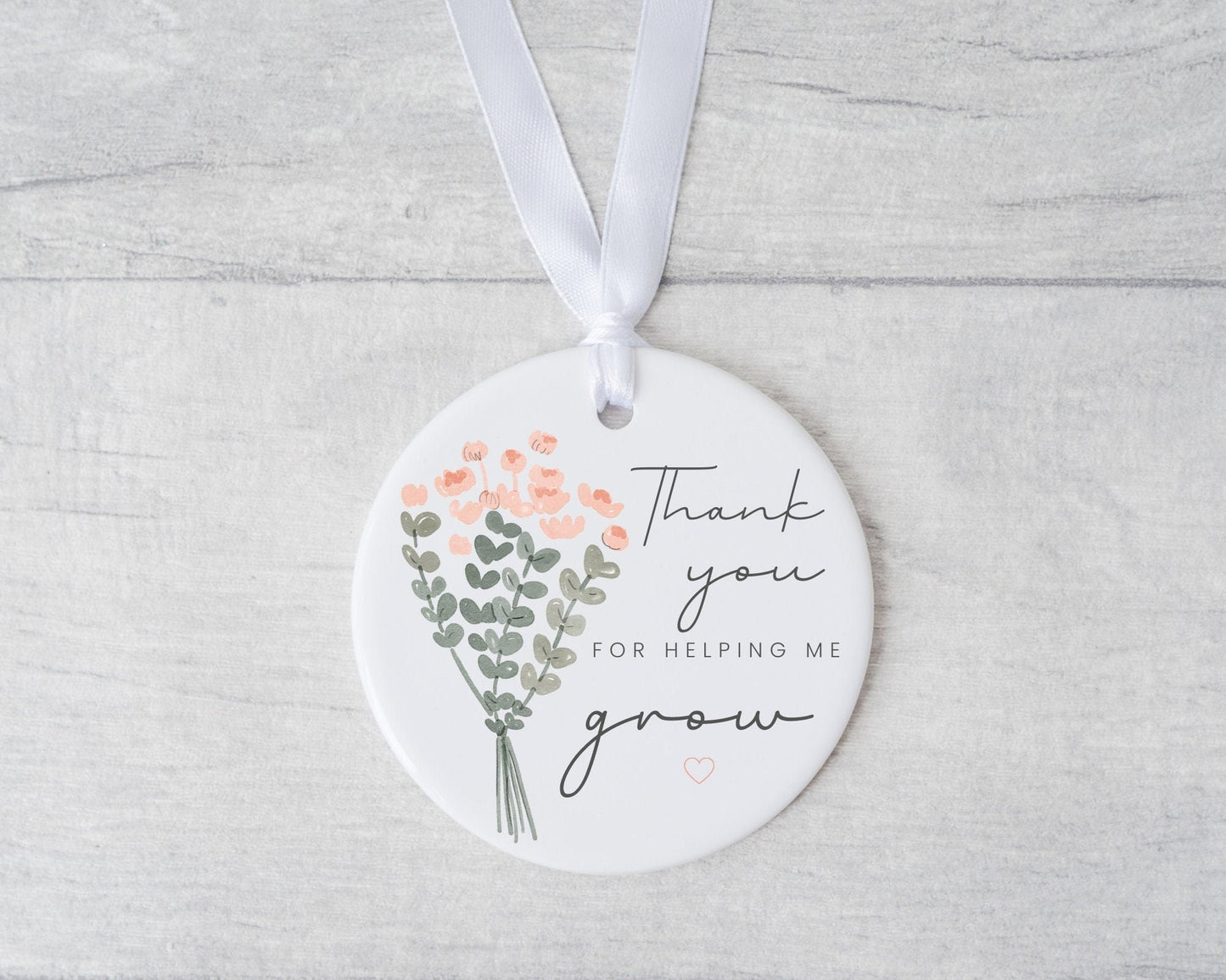 Teacher Thank You Gift Personalised Mentor End Of Term Present Ornament Decoration