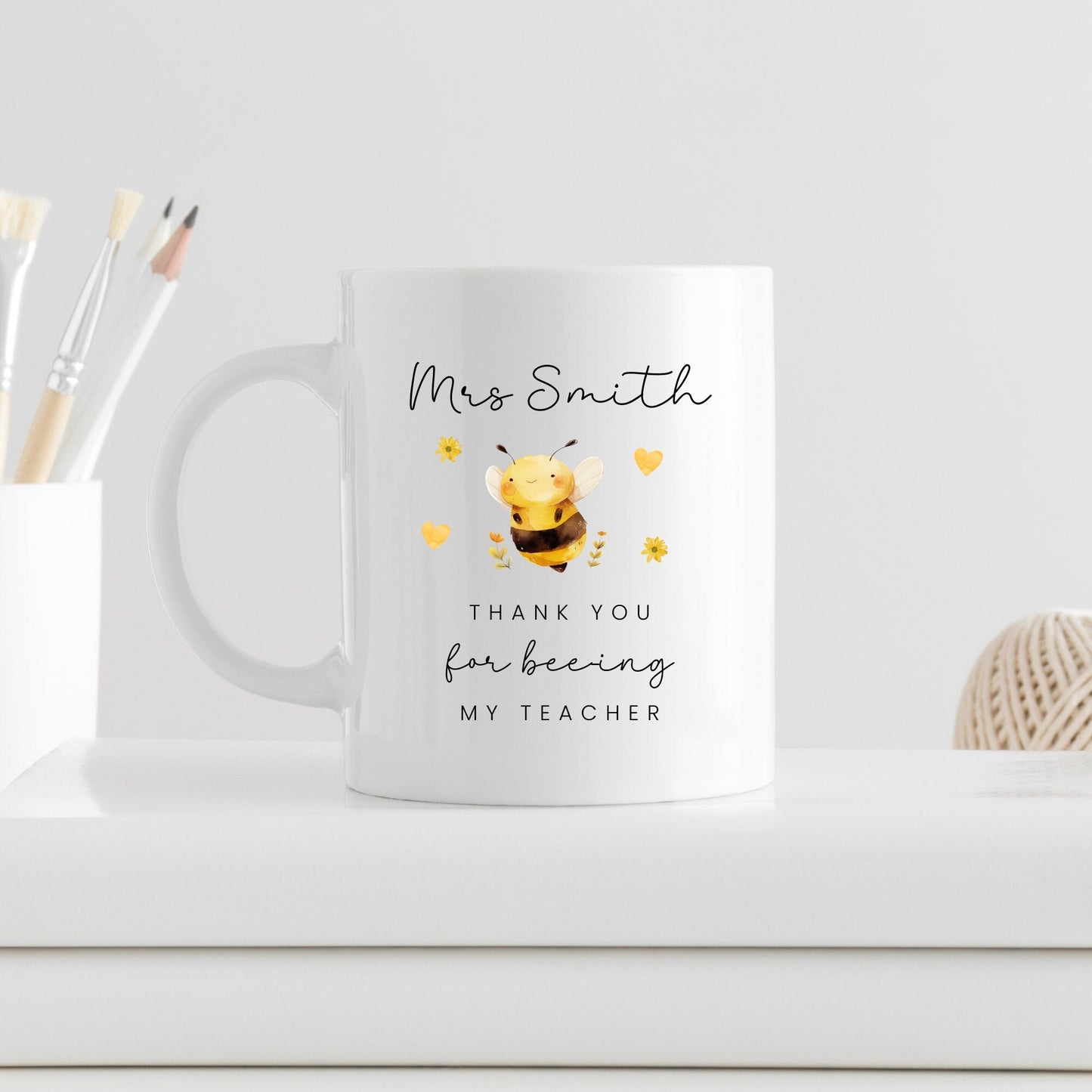 Teacher Mug End Of Term Gift Personalised Name Thank You School Present