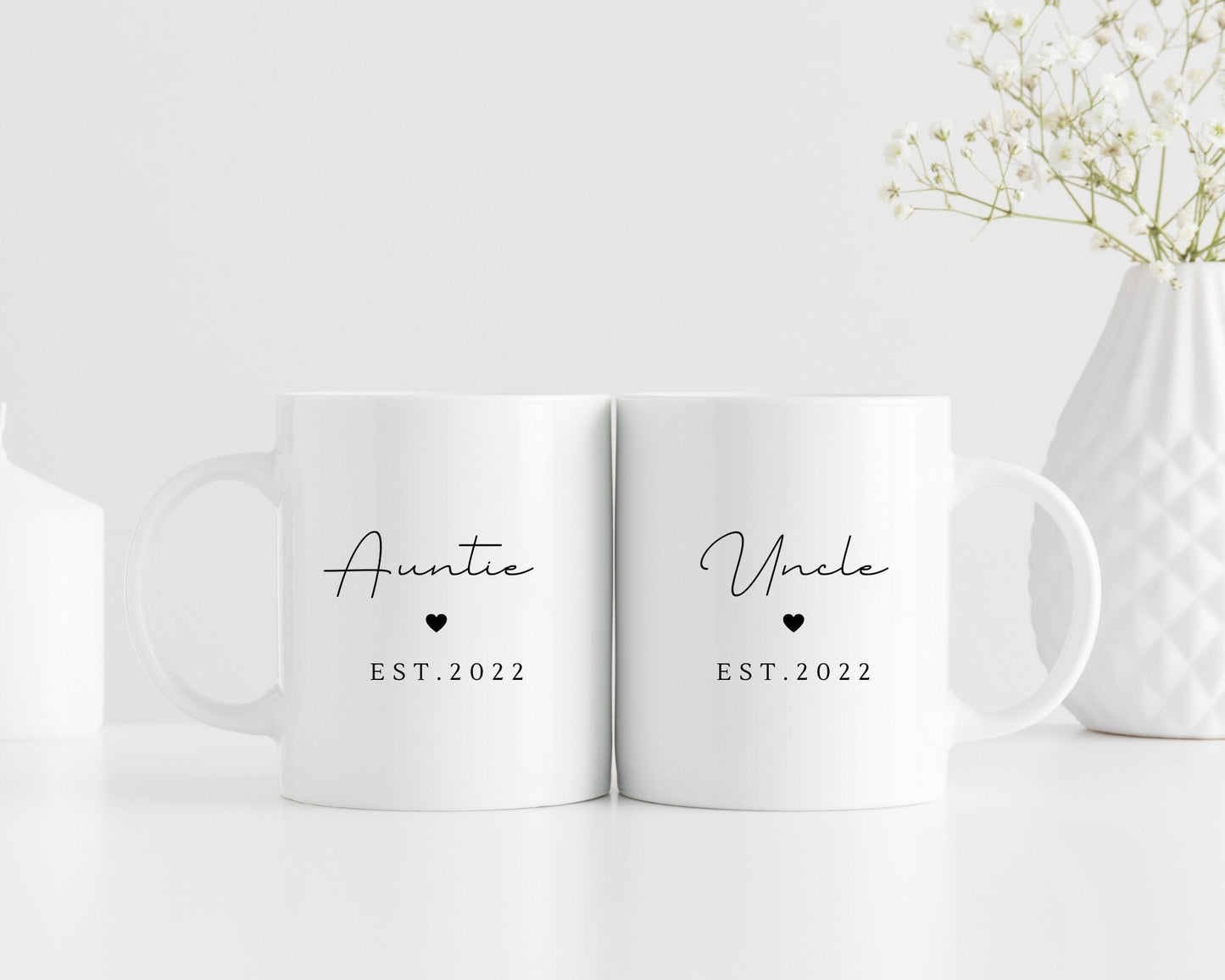 Auntie Mug Personalised Uncle Aunty Reveal Gift