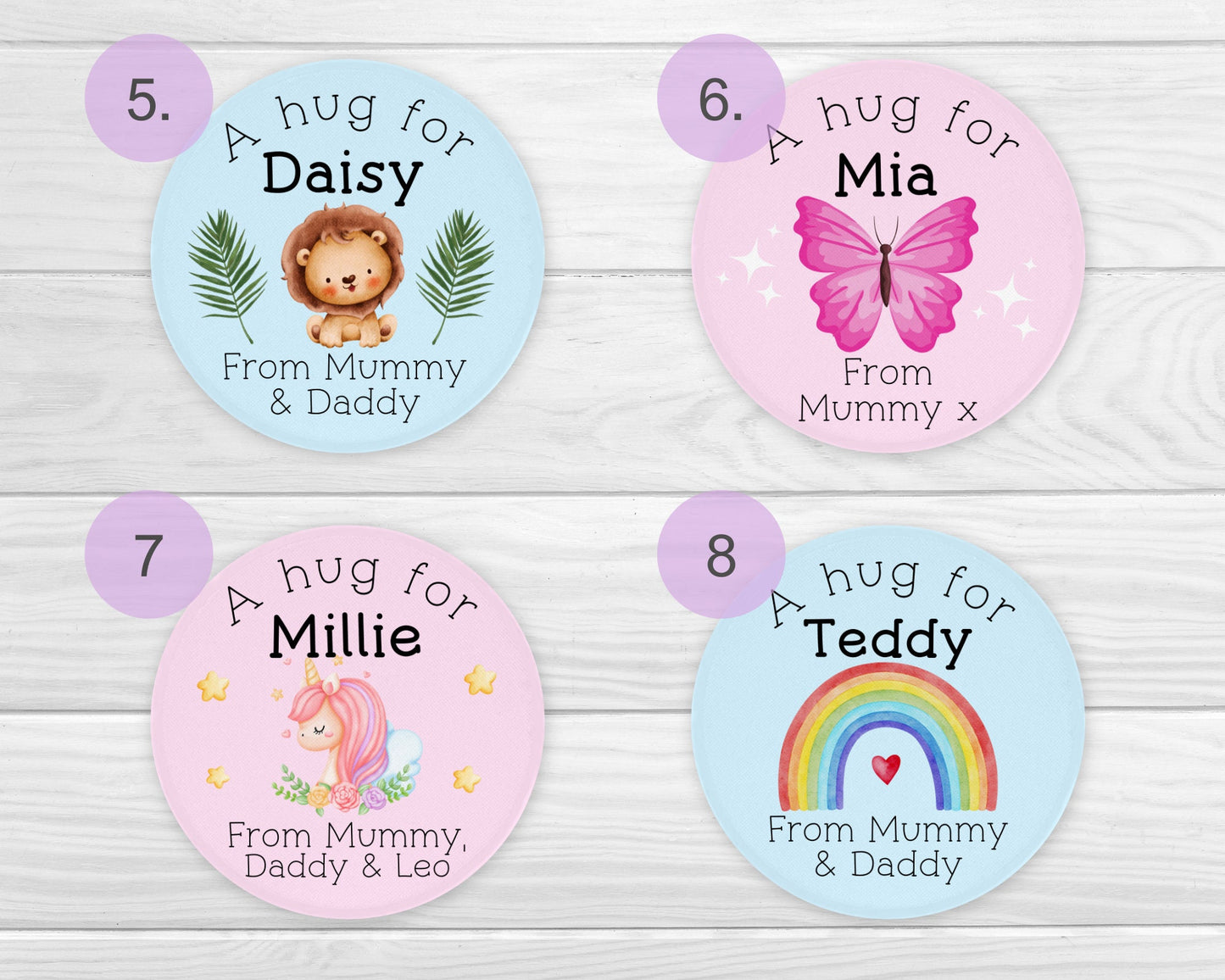 Pocket Hug Brave Button Back To School Personalised Childrens Worry Anxiety Token