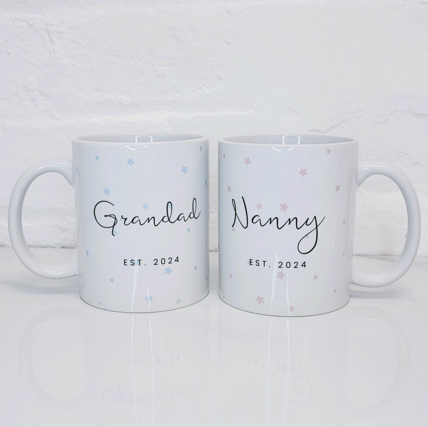 Nanny & Grandad Mug Personalised Grandparents Gift