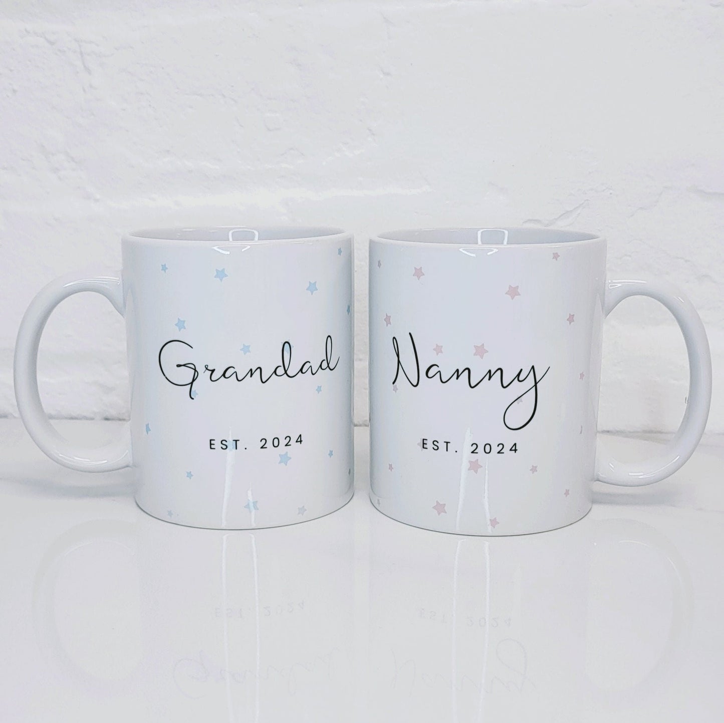 Nanny & Grandad Mug Personalised Grandparents Gift