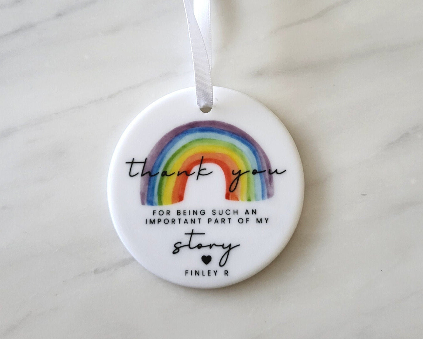 Teacher Thank You Gift Personalised Mentor End Of Term Present Ornament Decoration