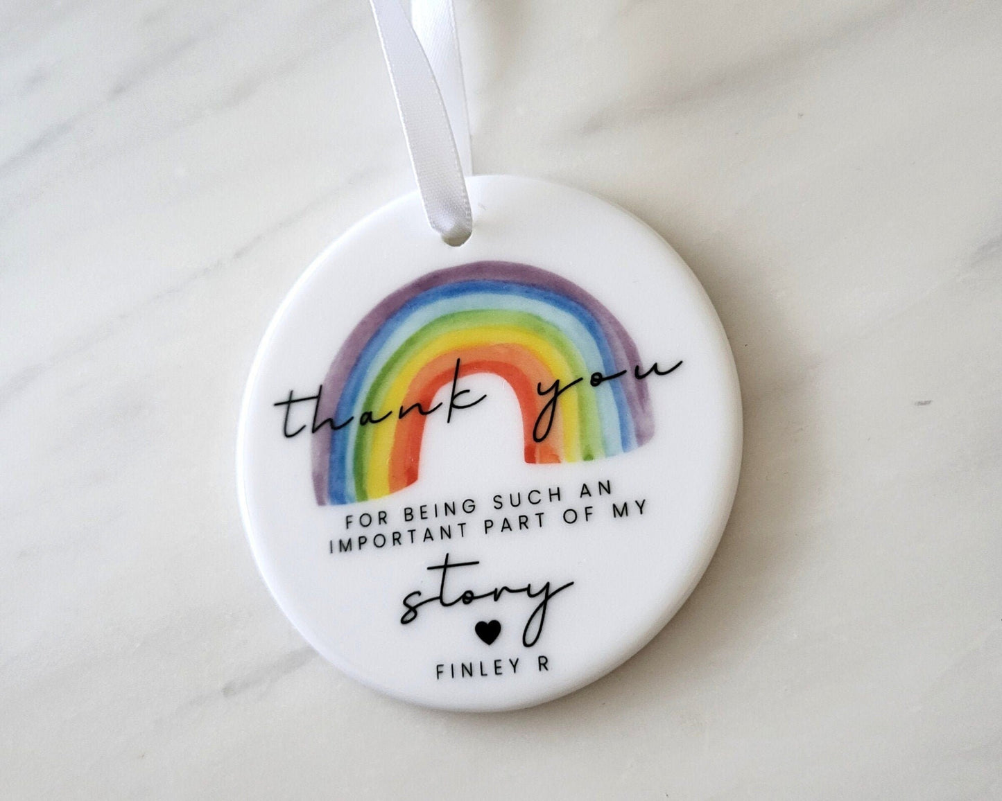 Teacher Thank You Gift Personalised Mentor End Of Term Present Ornament Decoration