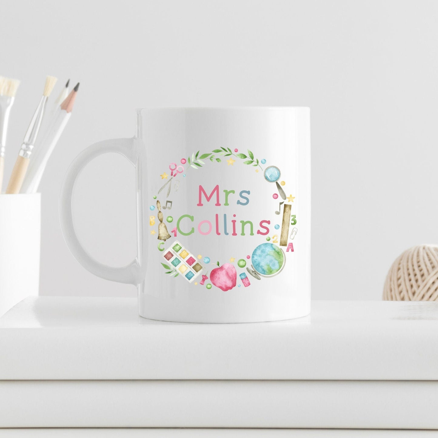 Teacher Mug End Of Term Gift Personalised Name Thank You School Present