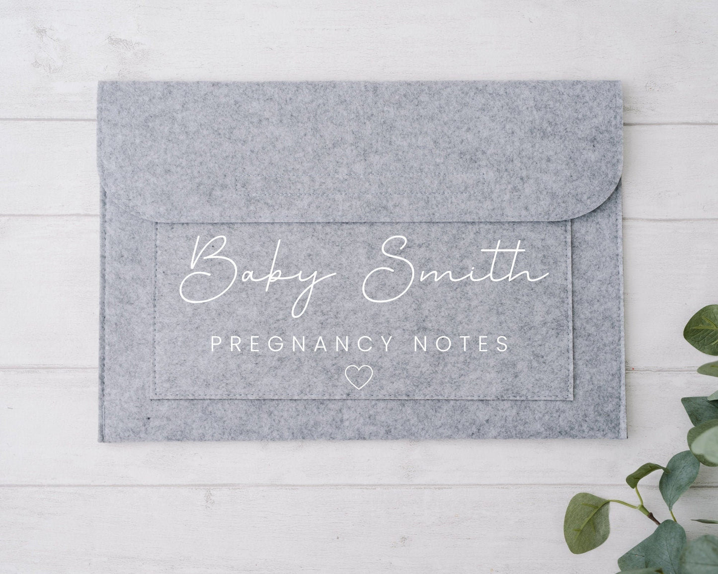 Pregnancy Notes Folder Personalised Maternity Documents Baby Book Holder