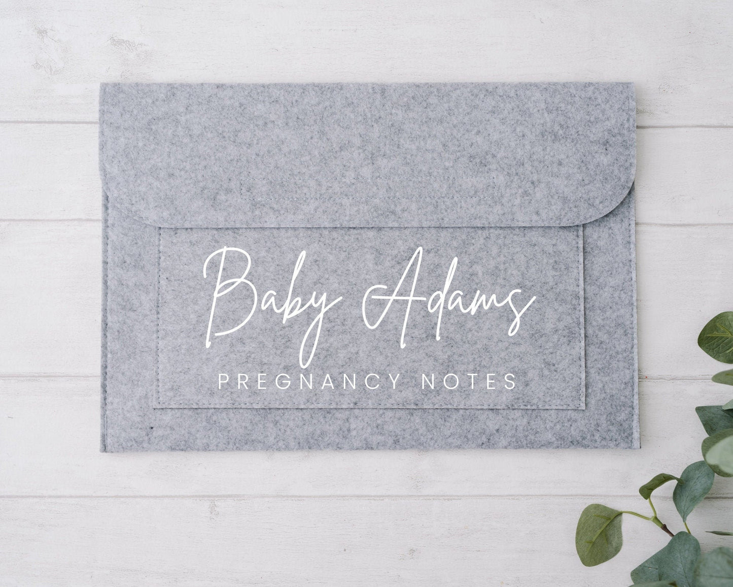 Pregnancy Notes Folder Personalised Maternity Documents Baby Book Holder