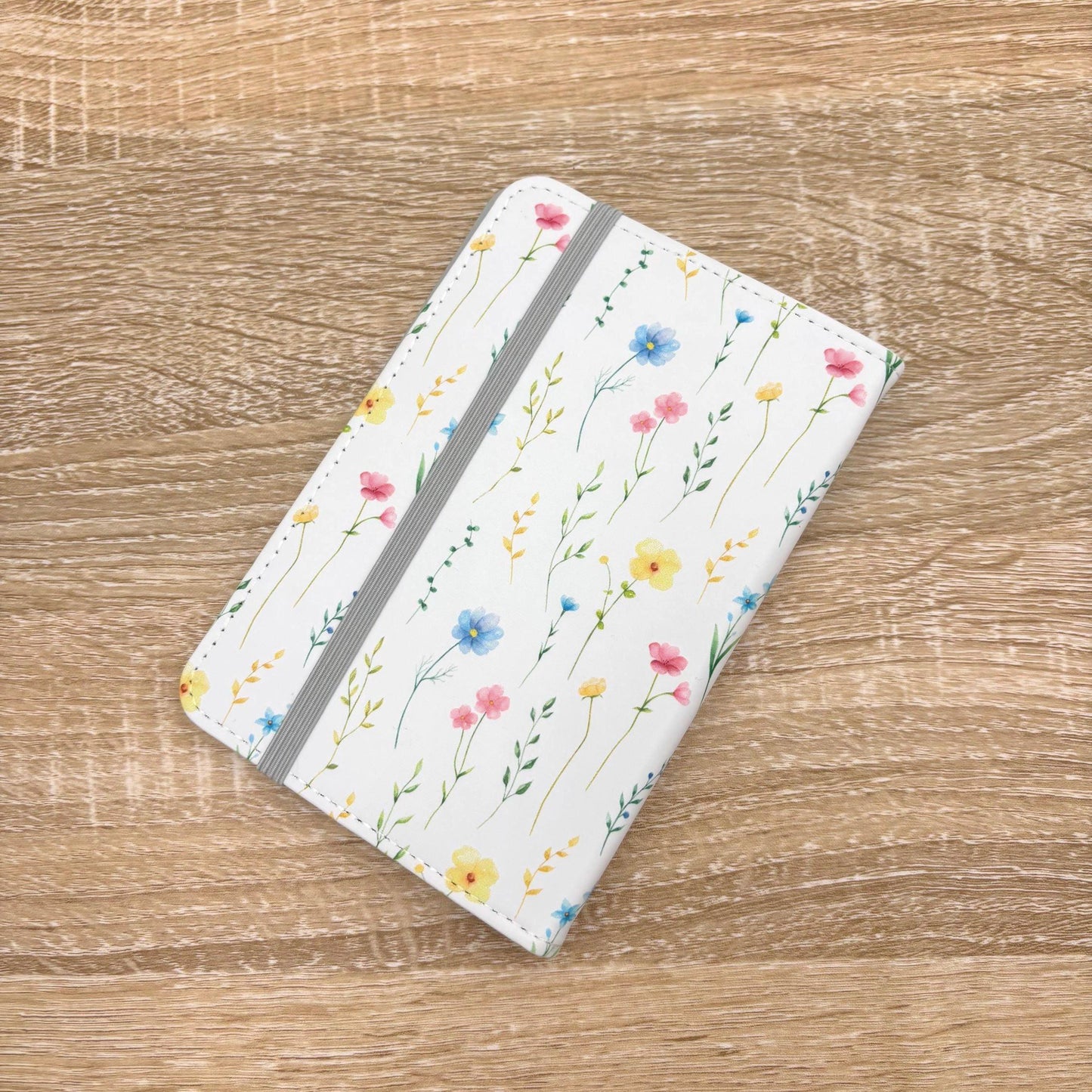 Personalised Floral Passport Cover: Bridal Honeymoon Travel Gift