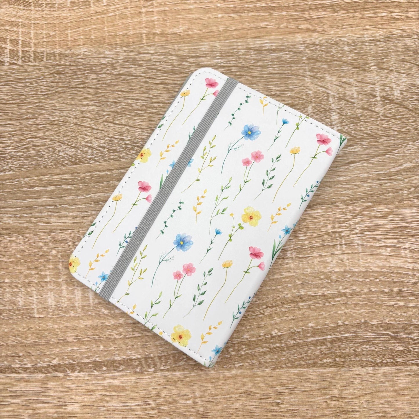 Personalised Floral Passport Cover: Bridal Honeymoon Travel Gift