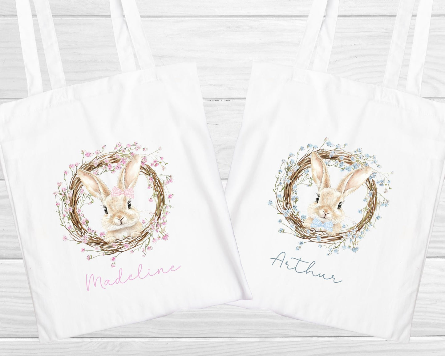 Easter Bag Personalised Kids Egg Hunt Chocolate Gift Bag