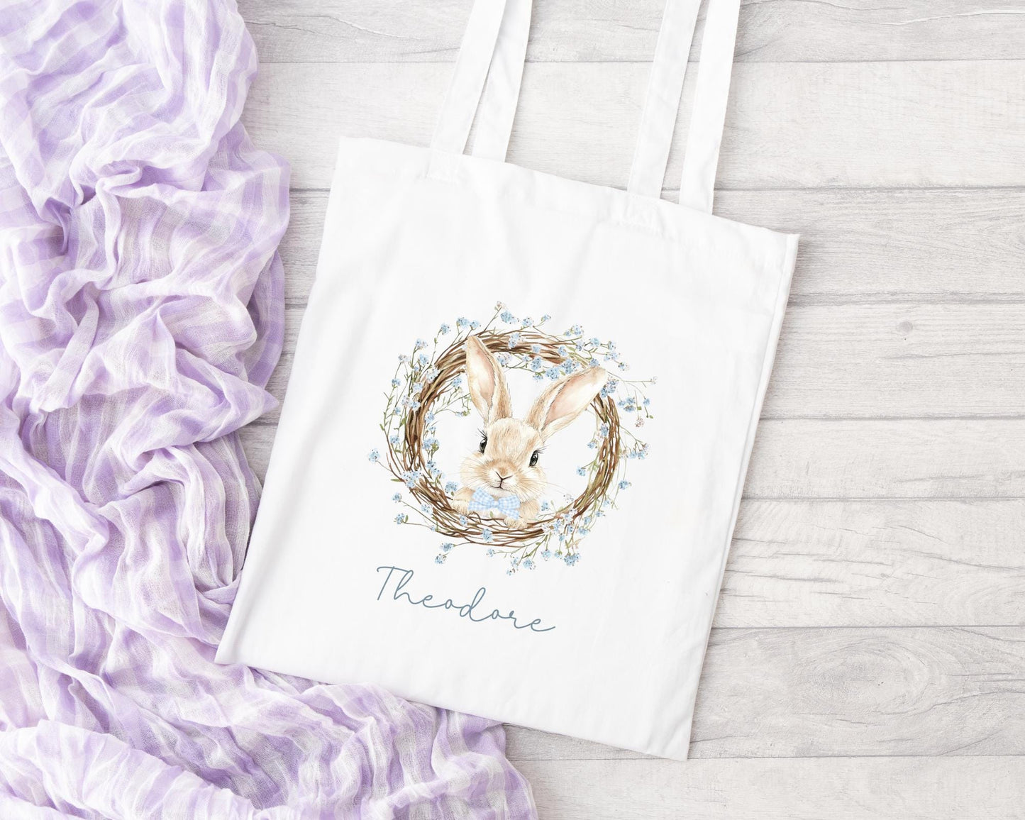 Easter Bag Personalised Kids Egg Hunt Chocolate Gift Bag