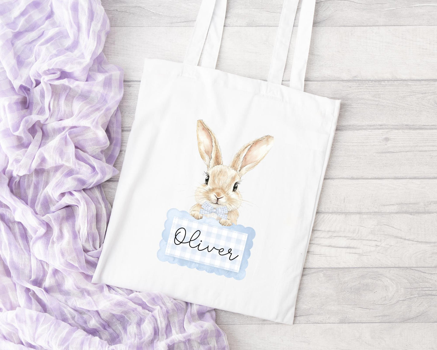 Easter Bag Personalised Kids Egg Hunt Chocolate Gift Bag