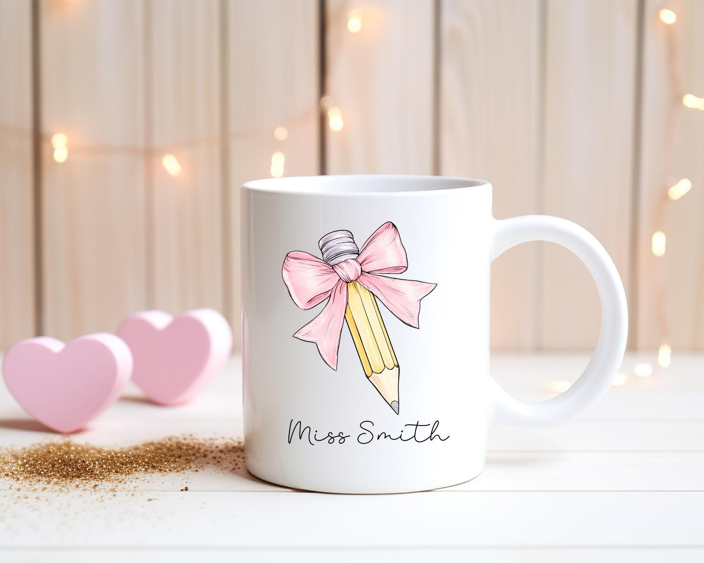 Personalised Teacher Mug & Coaster Set: End of Term Gift