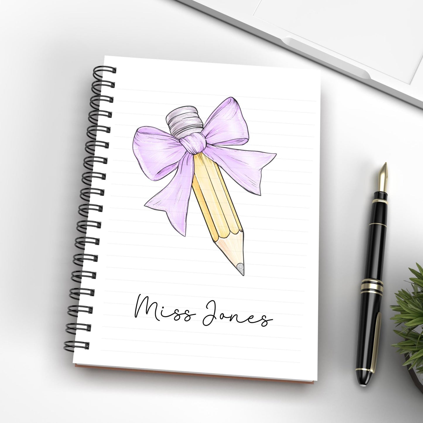 Personalised Teacher Notebook: End of Term Gift