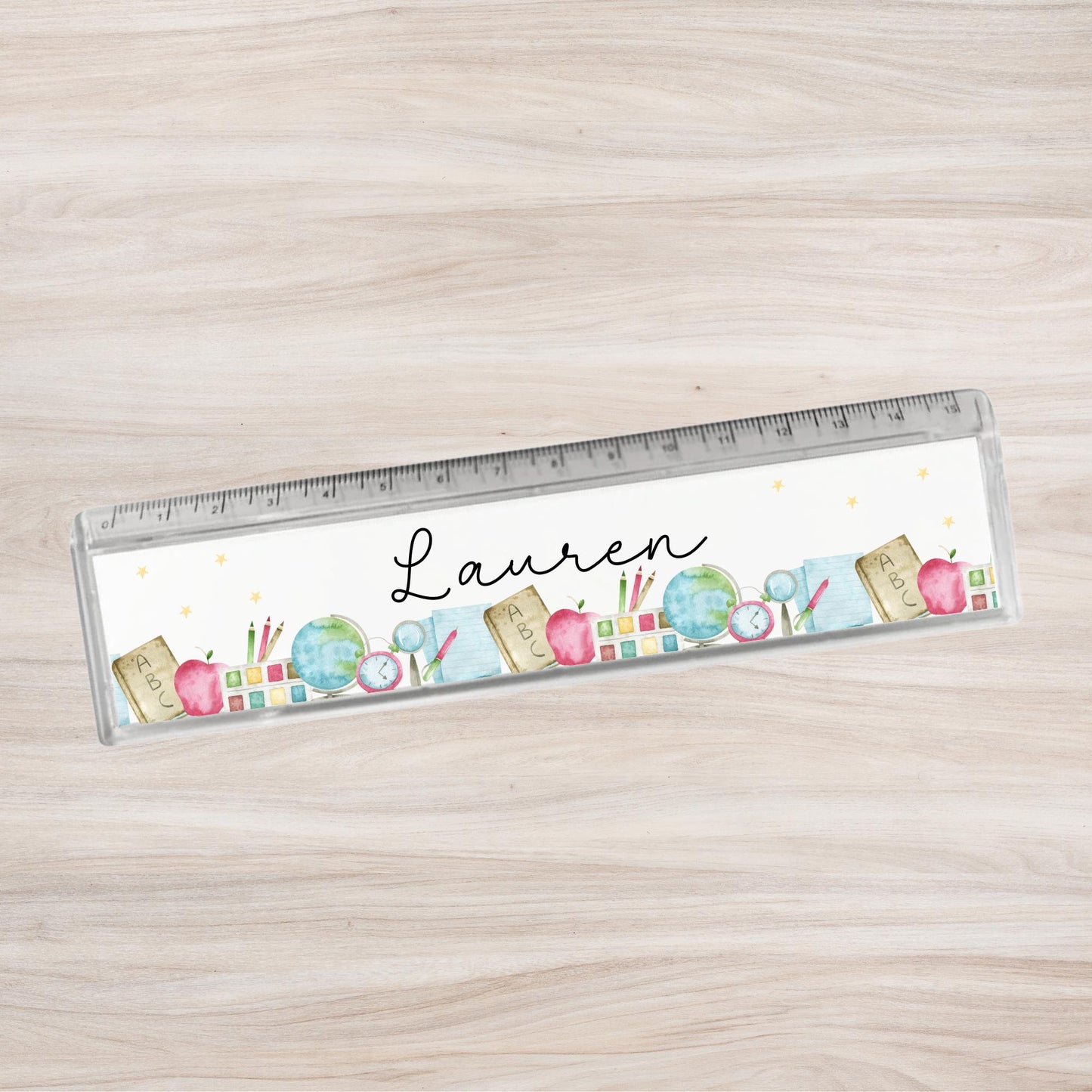 Personalised Teacher Ruler: End of Term Gift, Custom Acrylic Ruler