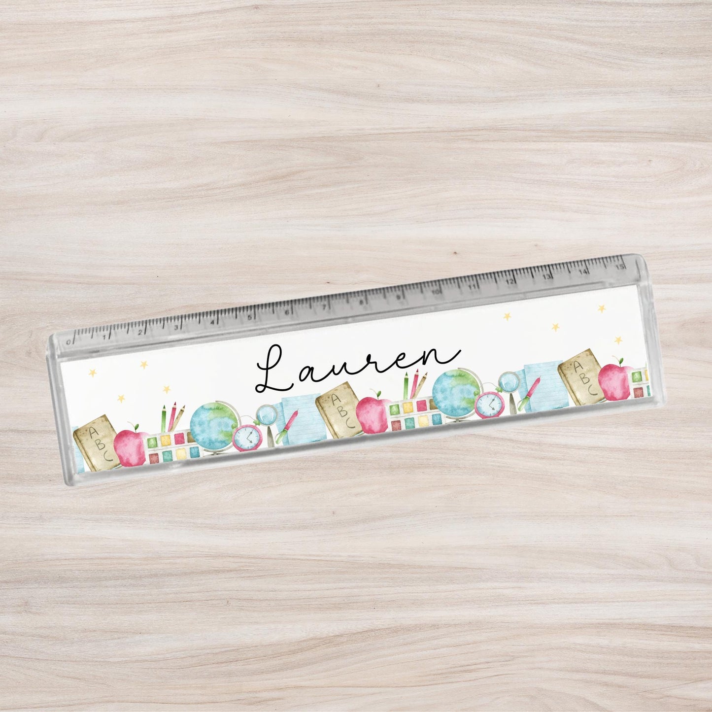 Personalised Teacher Ruler: End of Term Gift, Custom Acrylic Ruler