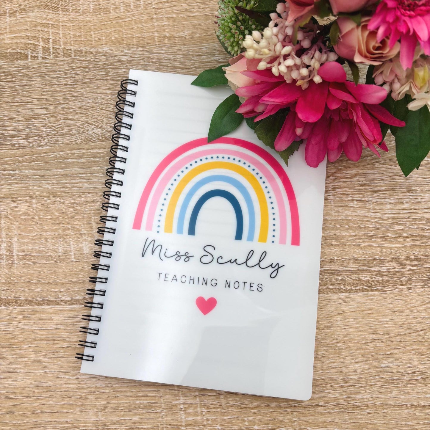 Personalised Teacher Notebook: End of Term Gift