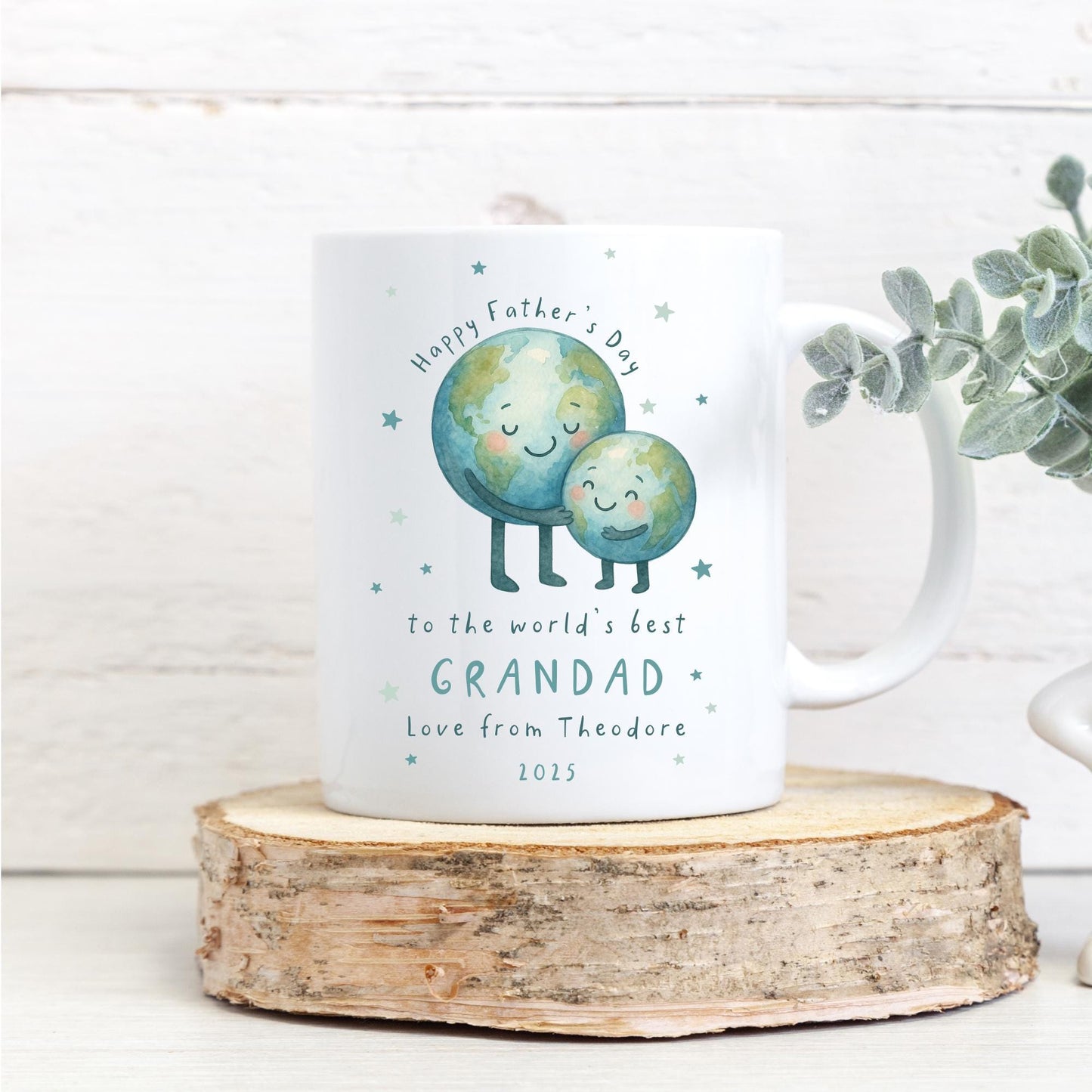 World's Best Daddy Father's Day Mug Personalised Dad Grandad Gift
