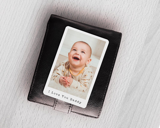 Daddy Photo Wallet Card Personalised Dad Gift