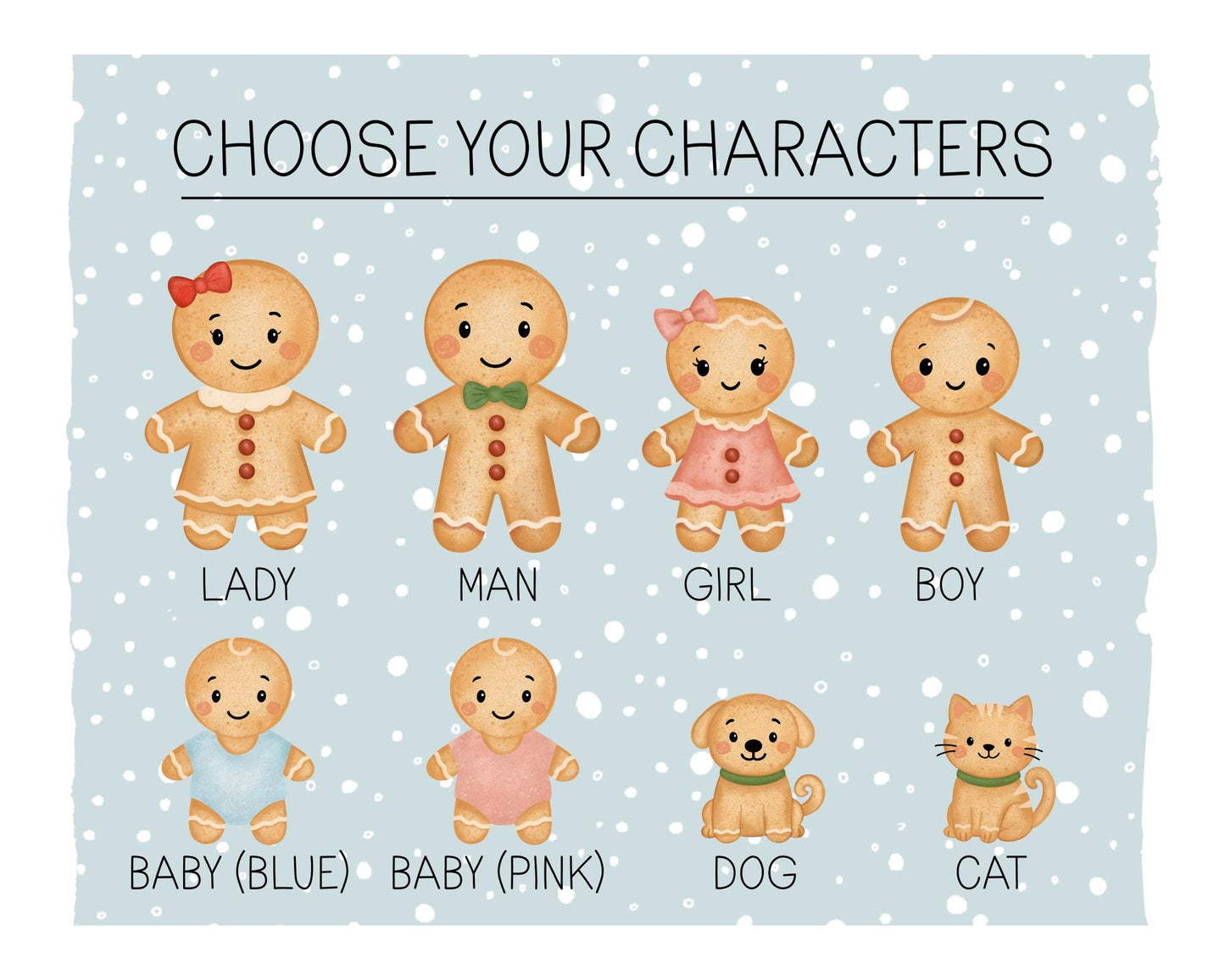 Family Christmas Decoration Personalised Gingerbread Tree Ornament 2025 Gift