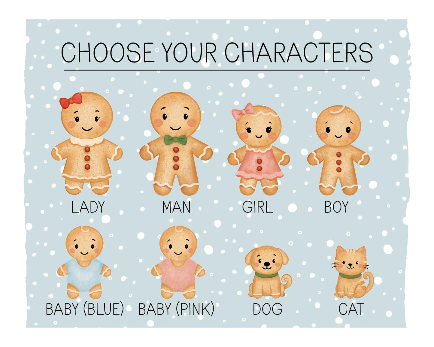 Family Christmas Decoration Personalised Gingerbread Tree Ornament 2025 Gift
