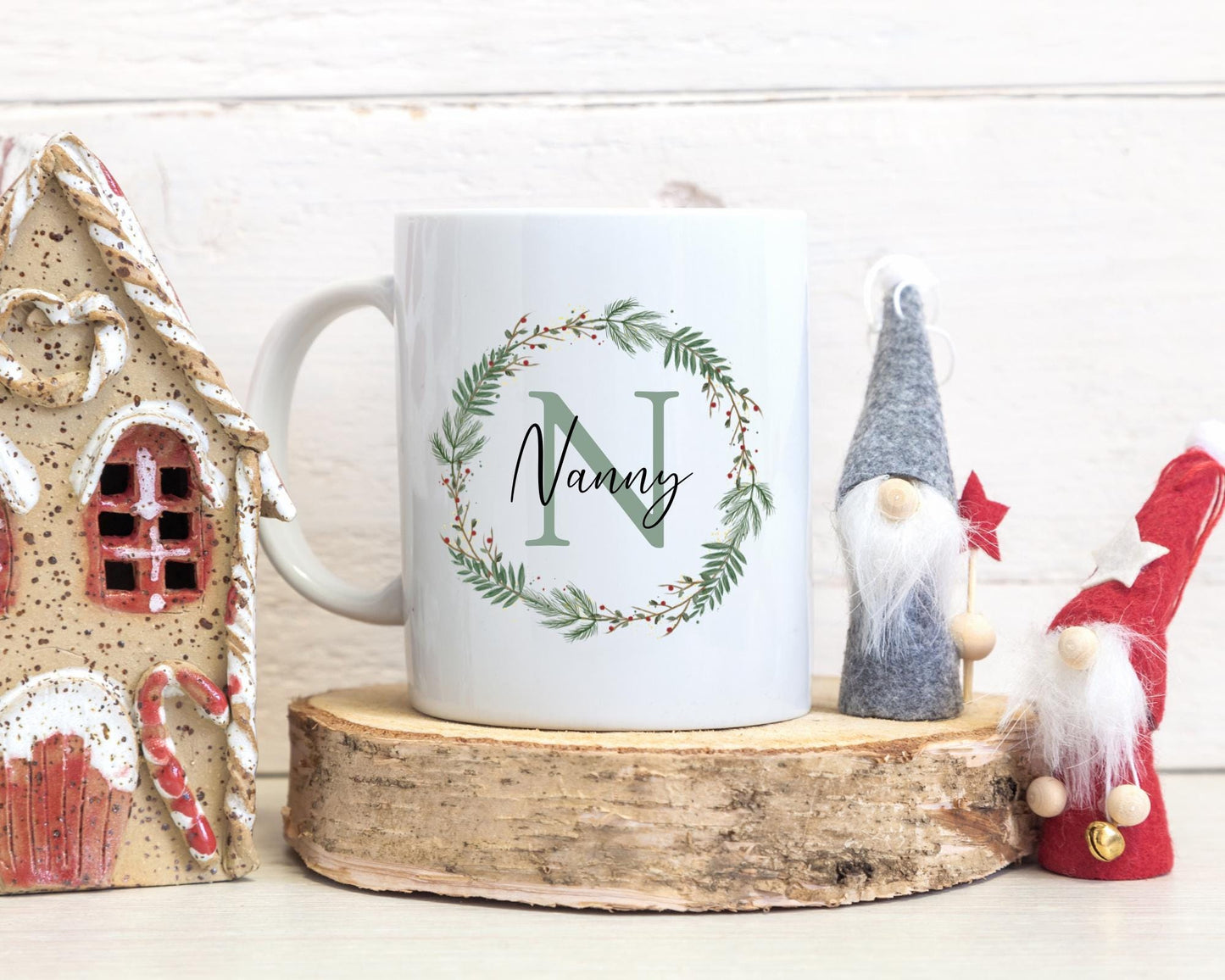 Personalised Christmas Name Mug: Xmas Stocking Filler Gift