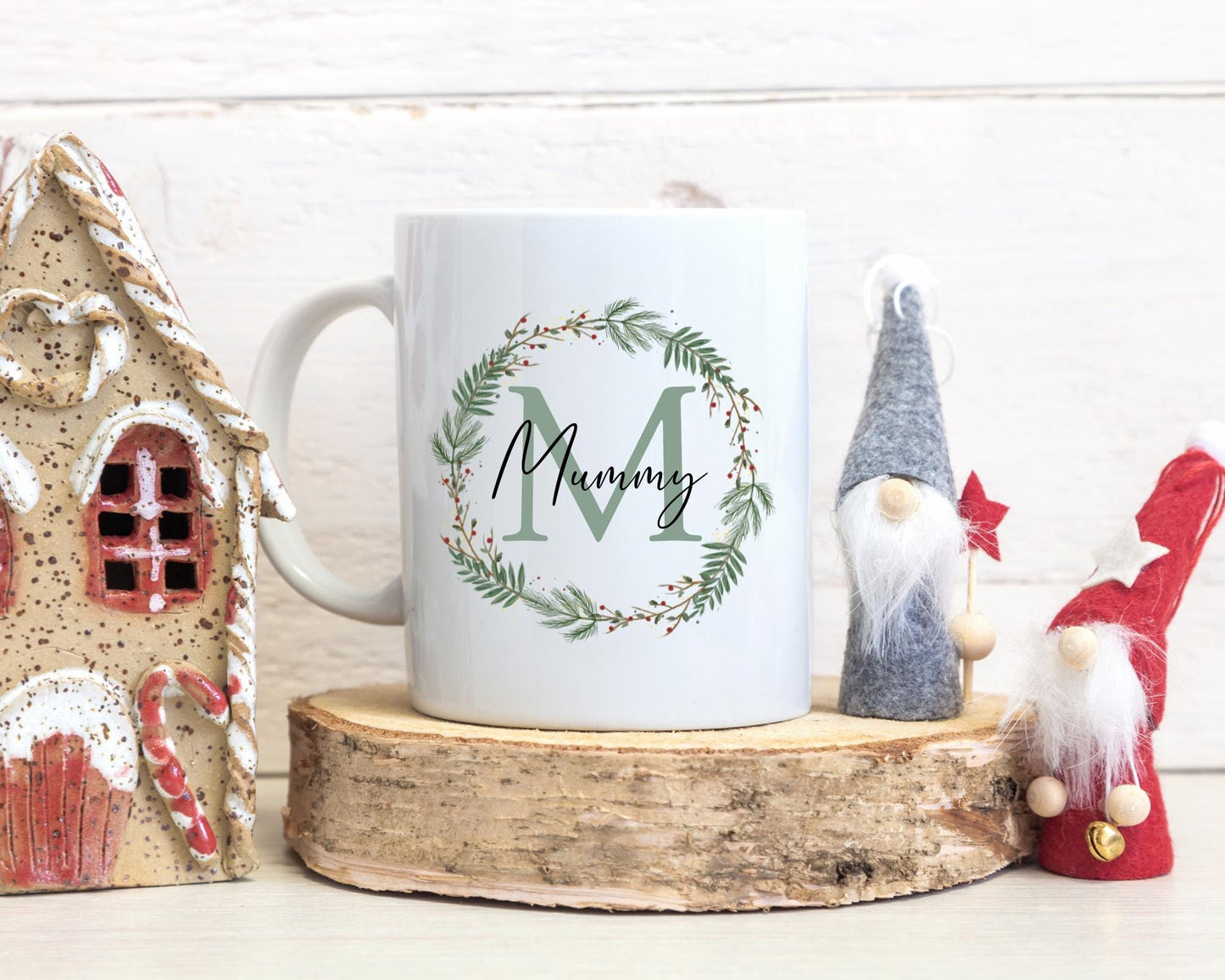 Personalised Christmas Name Mug: Xmas Stocking Filler Gift
