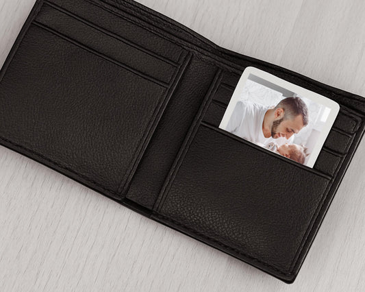 Daddy Photo Wallet Card Personalised Dad Gift