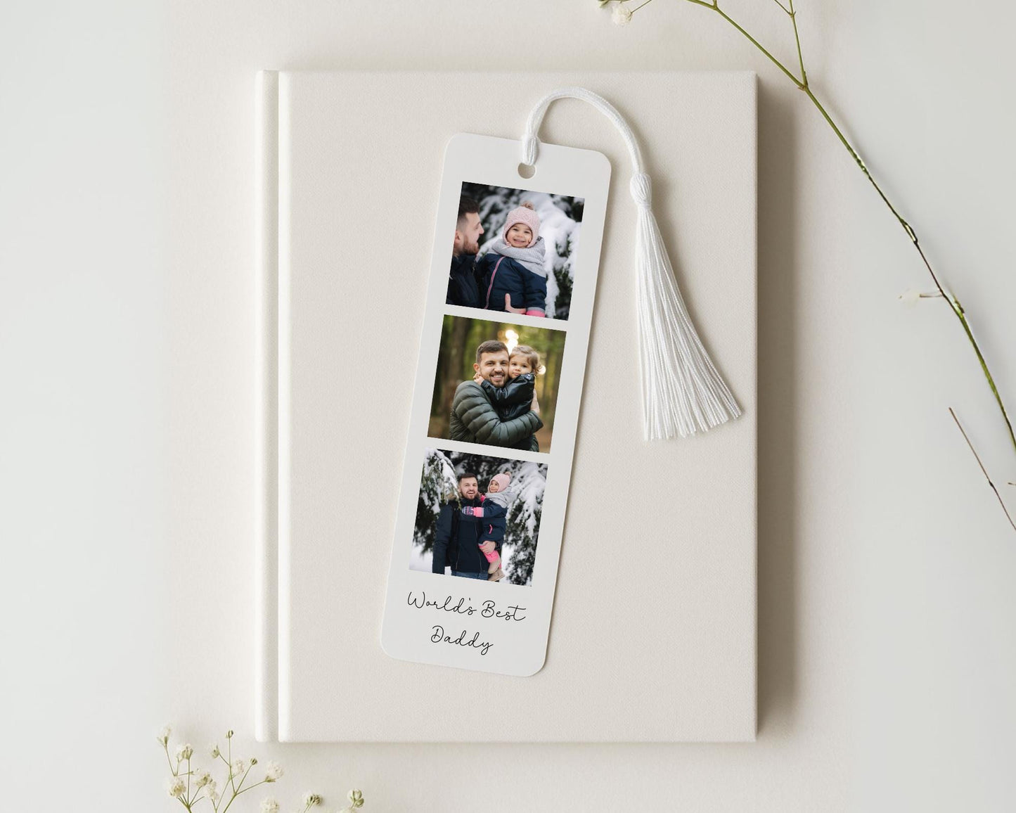 Personalised Photo Bookmark Bookish Birthday Custom Metal Gift
