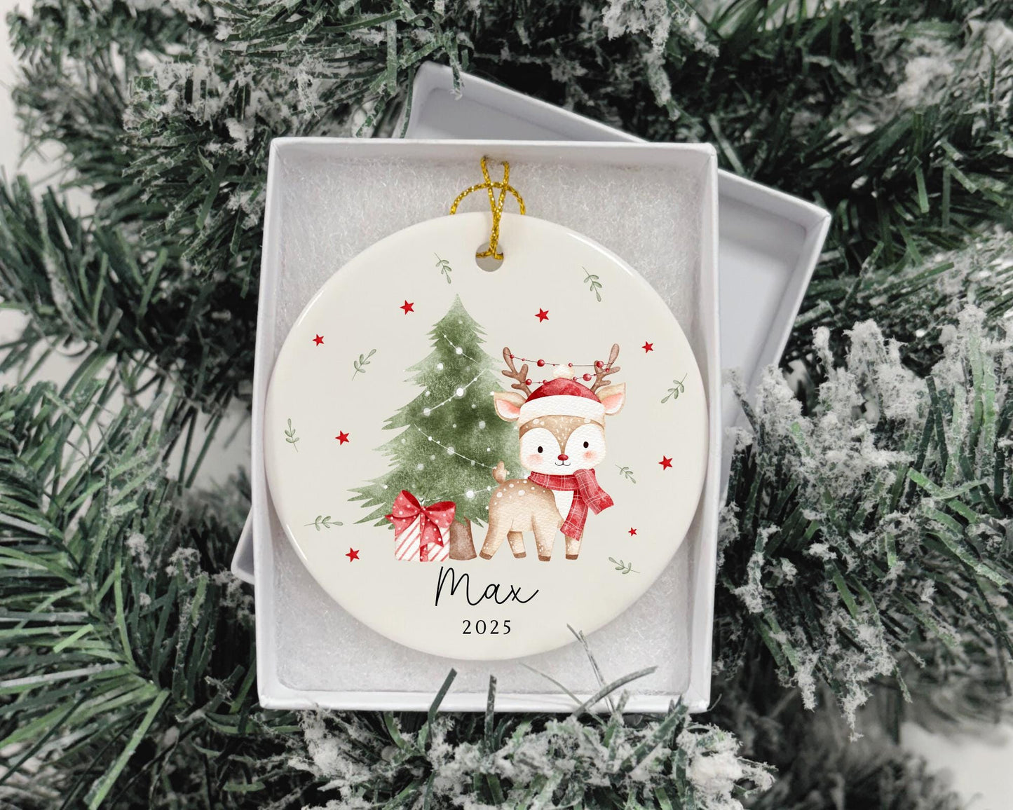 Personalised Children's Christmas Ornament Baby First Xmas Decoration 2025 Gift