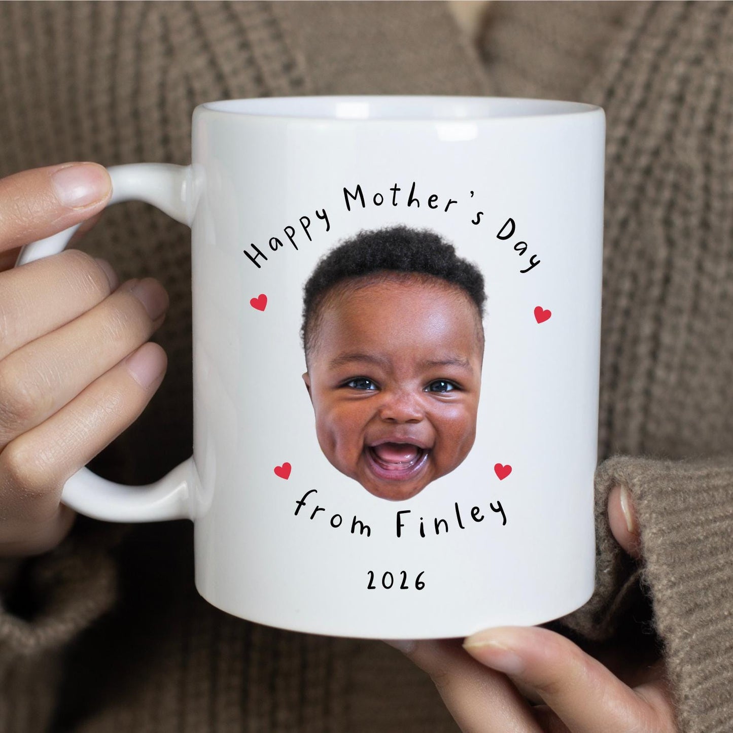 Personalised Baby Photo Mug - Happy First Mother's Day Gift 2026