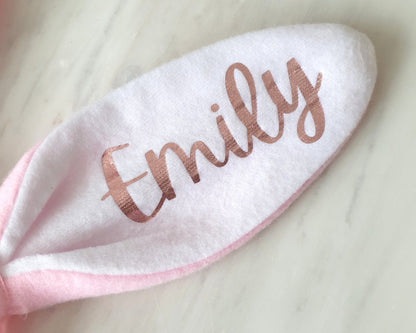 Personalised Easter Bunny Ears Rabbit Kids Boys Girls Baby Fancy Dress Costume Party Gift