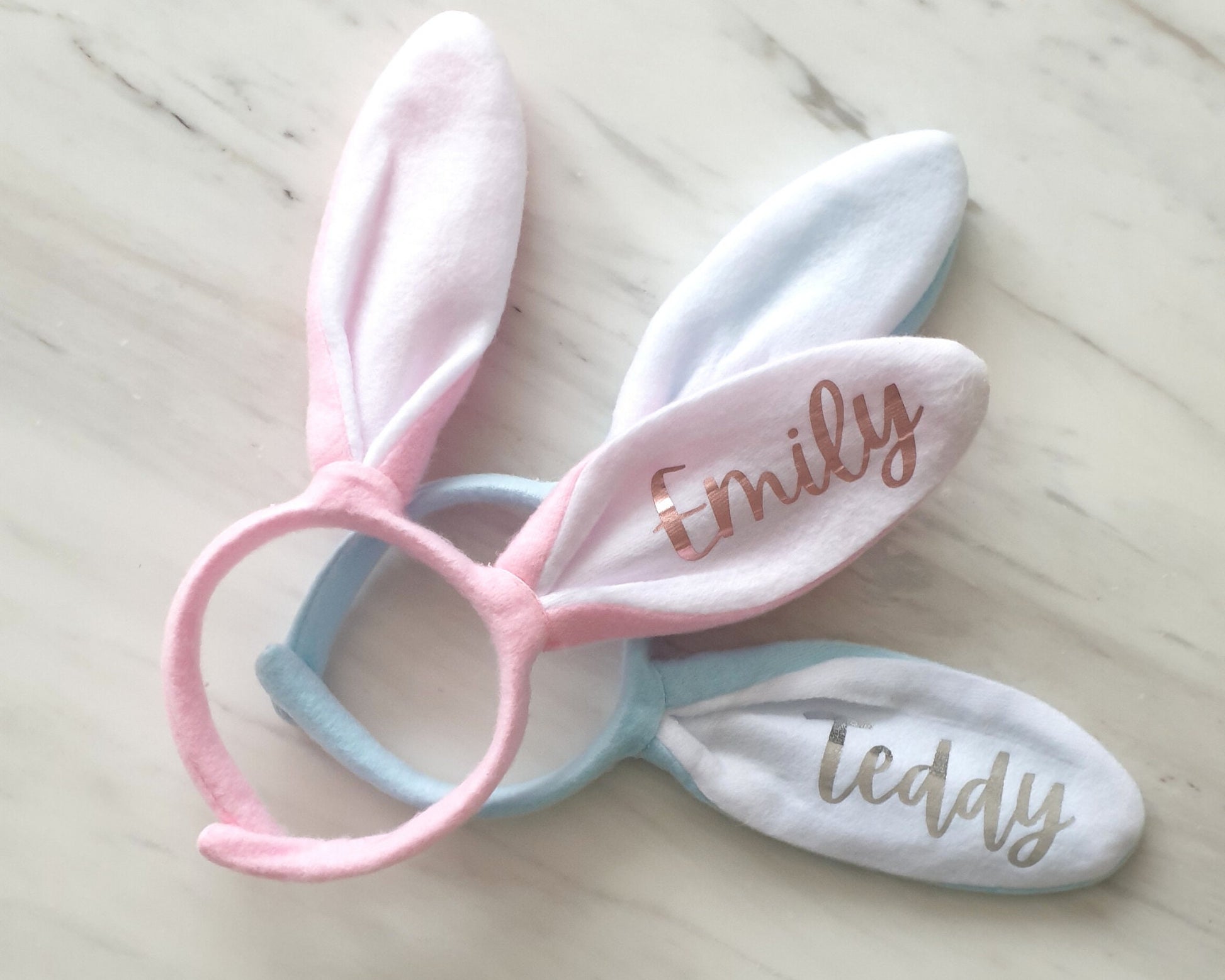 Personalised Easter Bunny Ears Rabbit Kids Boys Girls Baby Fancy Dress Costume Party Gift