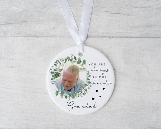 Memorial Gift Ornament Personalised Memory Remembrance Decoration