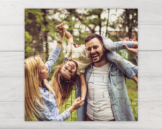 Personalised Jigsaw Puzzle 25pcs Family Christmas Gift