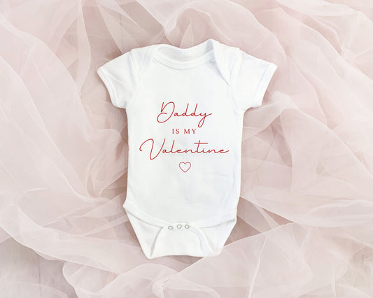 Valentine's Baby Vest First Valentine's Day Bodysuit Babygrow Gift