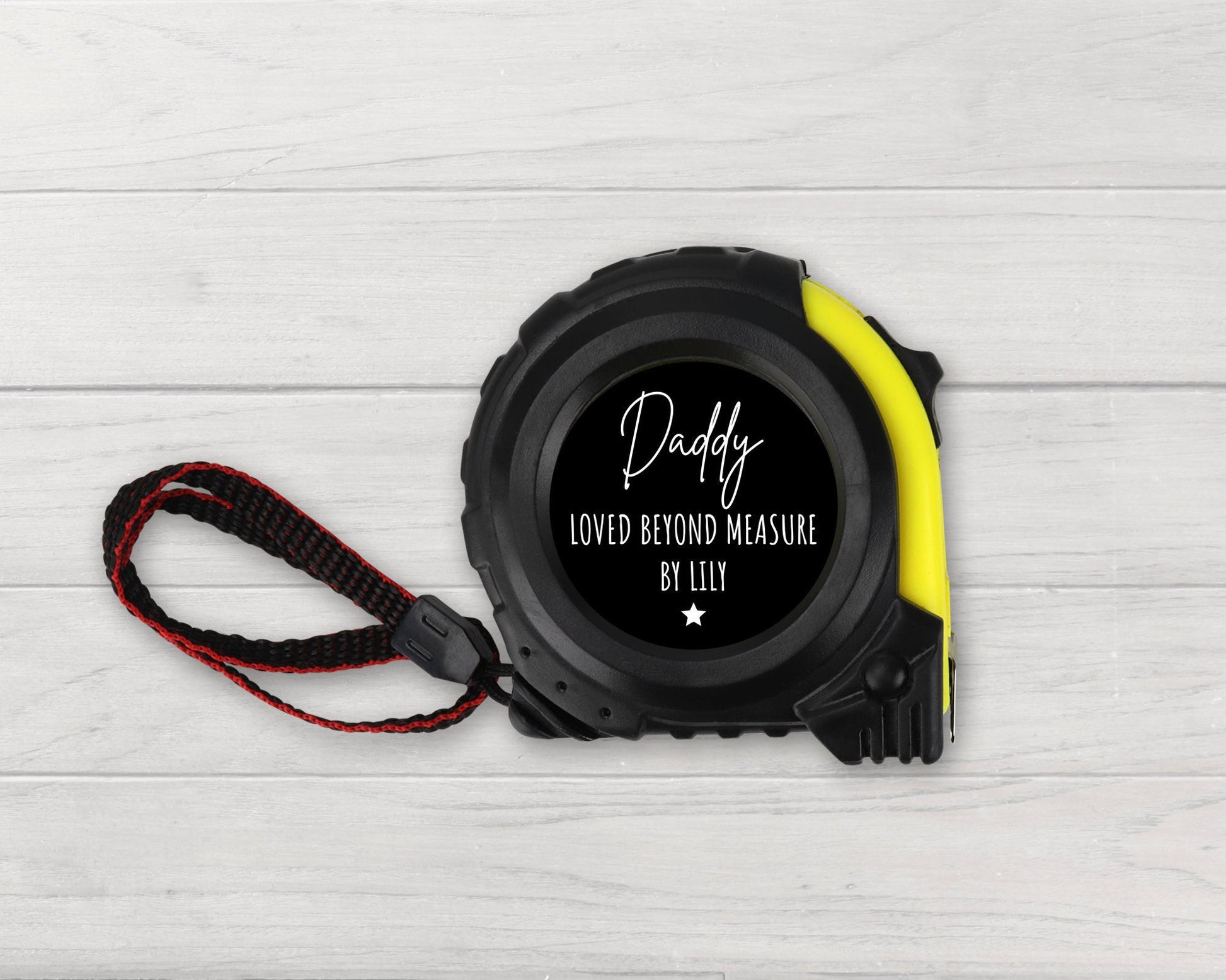 Personalised Tape Measure DIY Gift For Grandad, Daddy, Etc