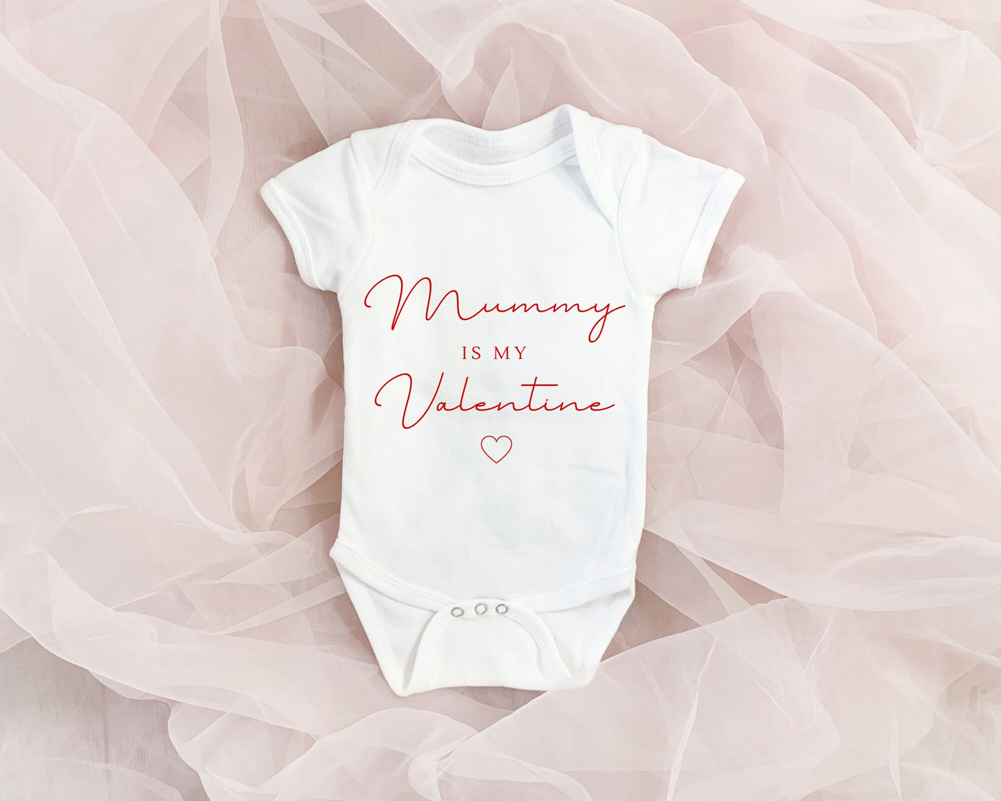 Valentine's Baby Vest First Valentine's Day Bodysuit Babygrow Gift