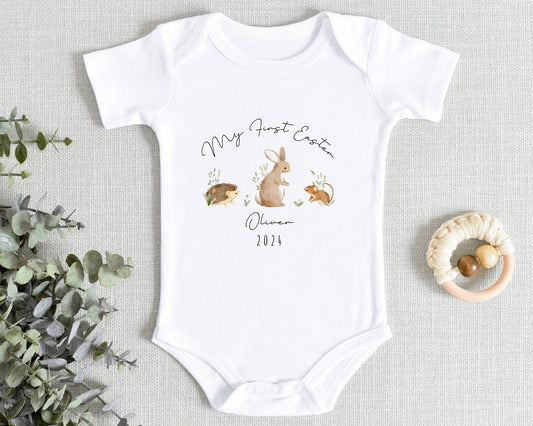 Easter Baby Bodysuit Personalised First Easter Vest Gift