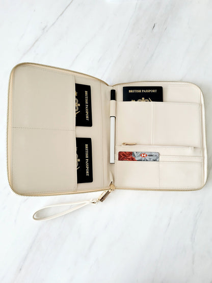 Family Passport Holder Travel Documents Personalised Pouch