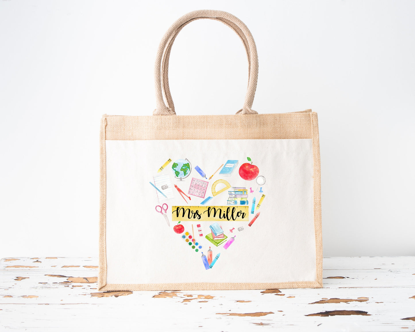 Teacher Gift Personalised End Of Term Bag Lunch Shopping Thank You Gift
