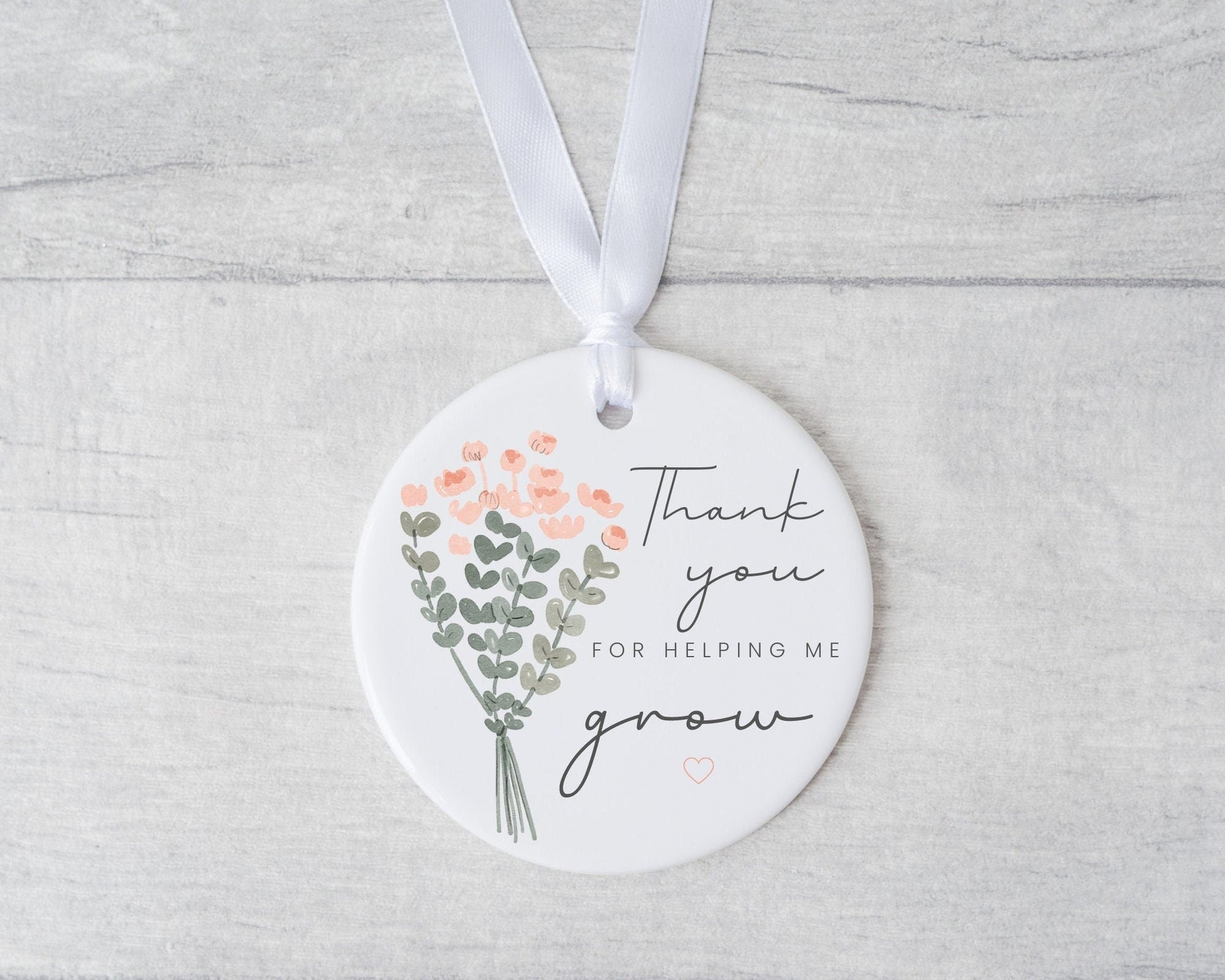Teacher Thank You Gift Personalised Mentor End Of Term Present Ornament Decoration