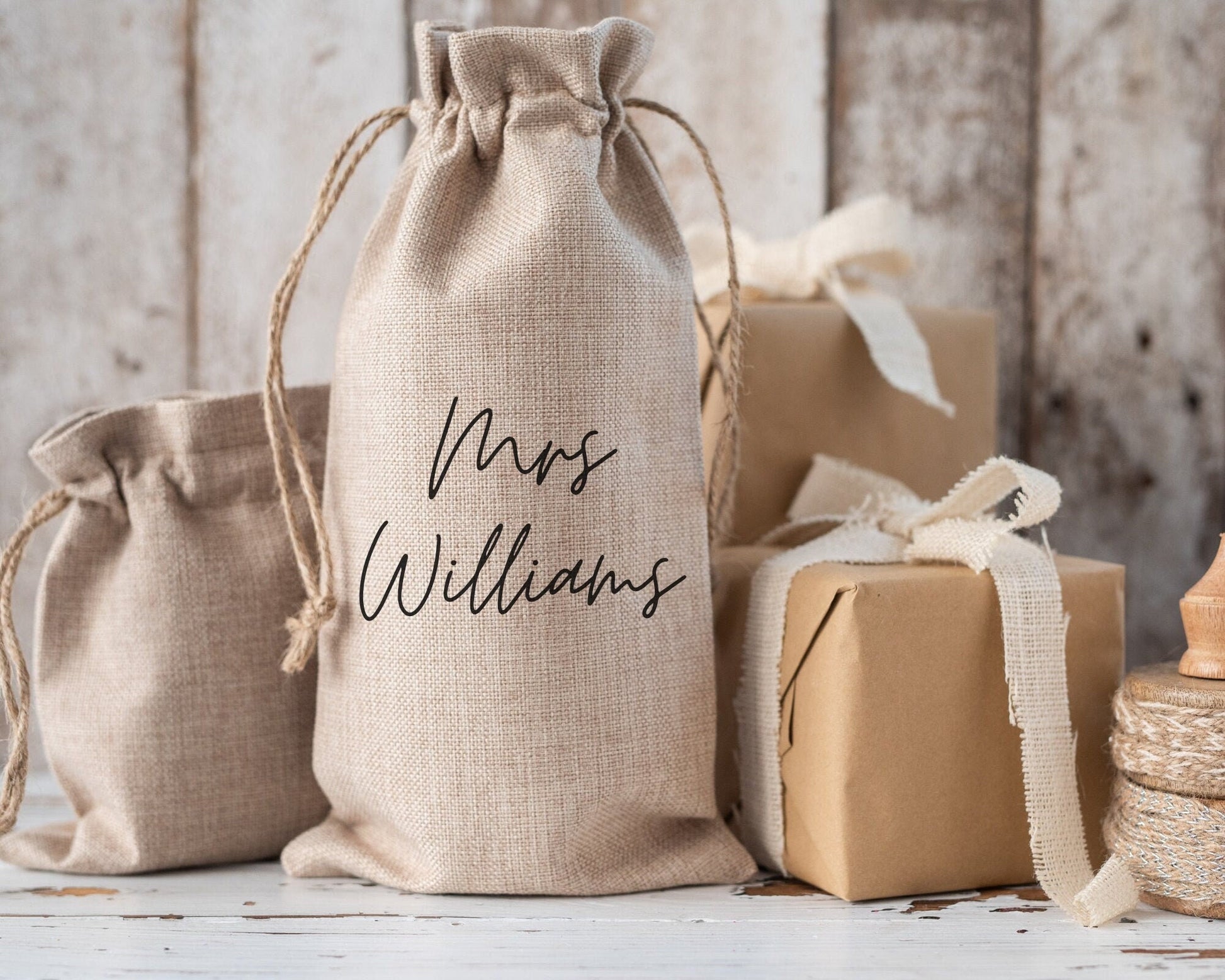 Teacher Thank You Gift Personalised Wine Bottle Bag End Of Term Summer Present