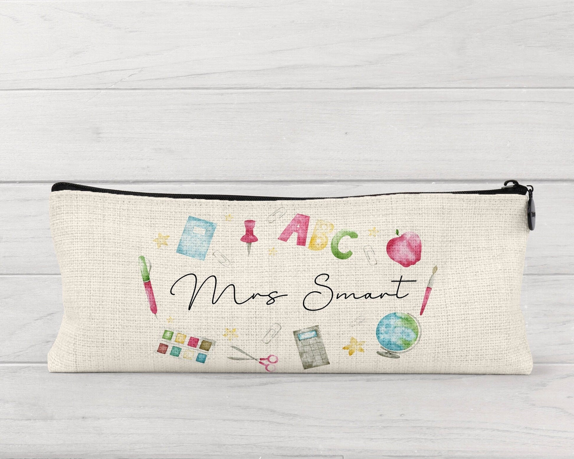 Back To School Personalised Pencil Case Teacher Gift With Name