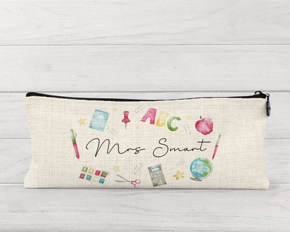 Back To School Personalised Pencil Case Teacher Gift With Name