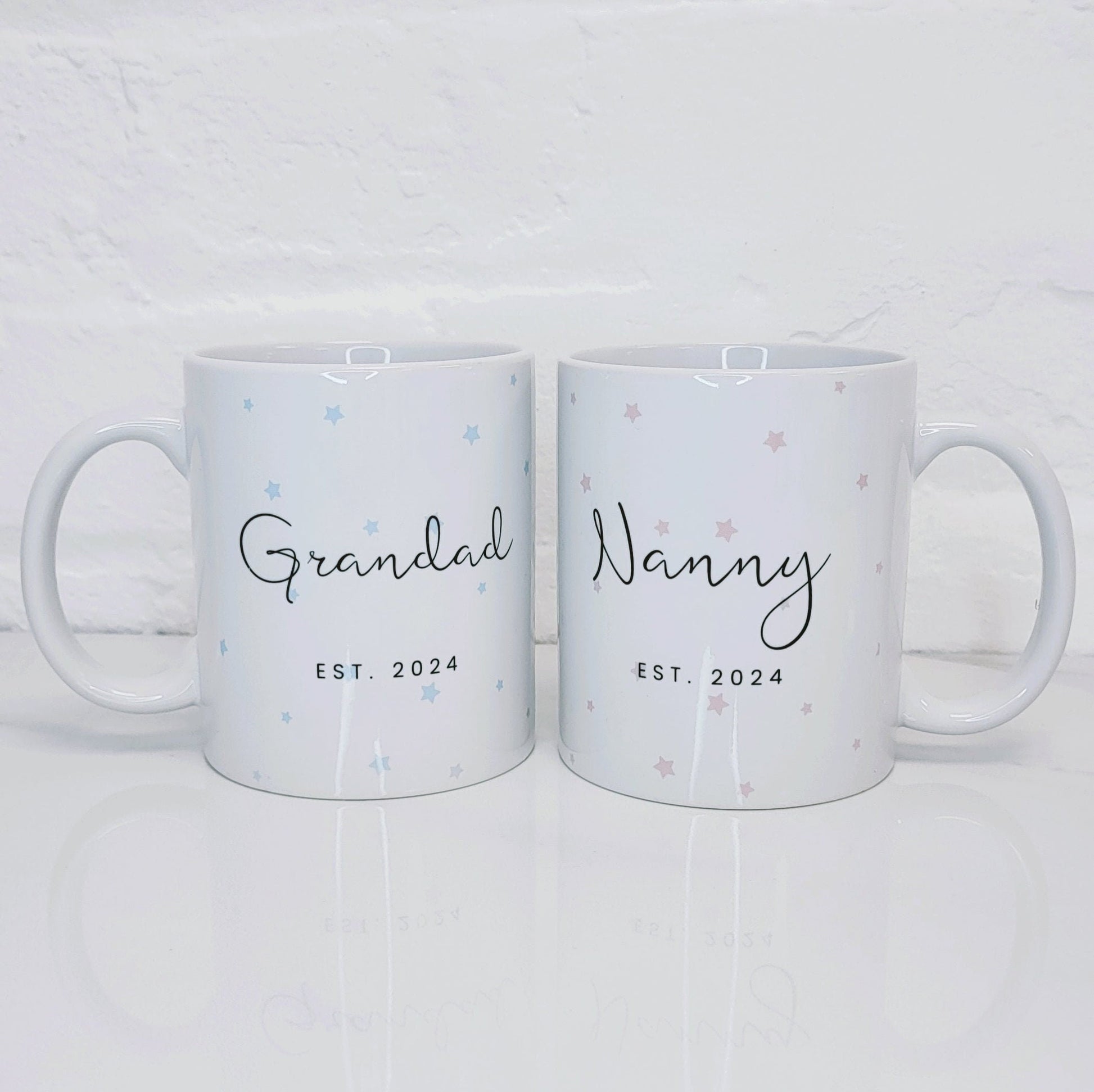 Nanny & Grandad Mug Personalised Grandparents Gift
