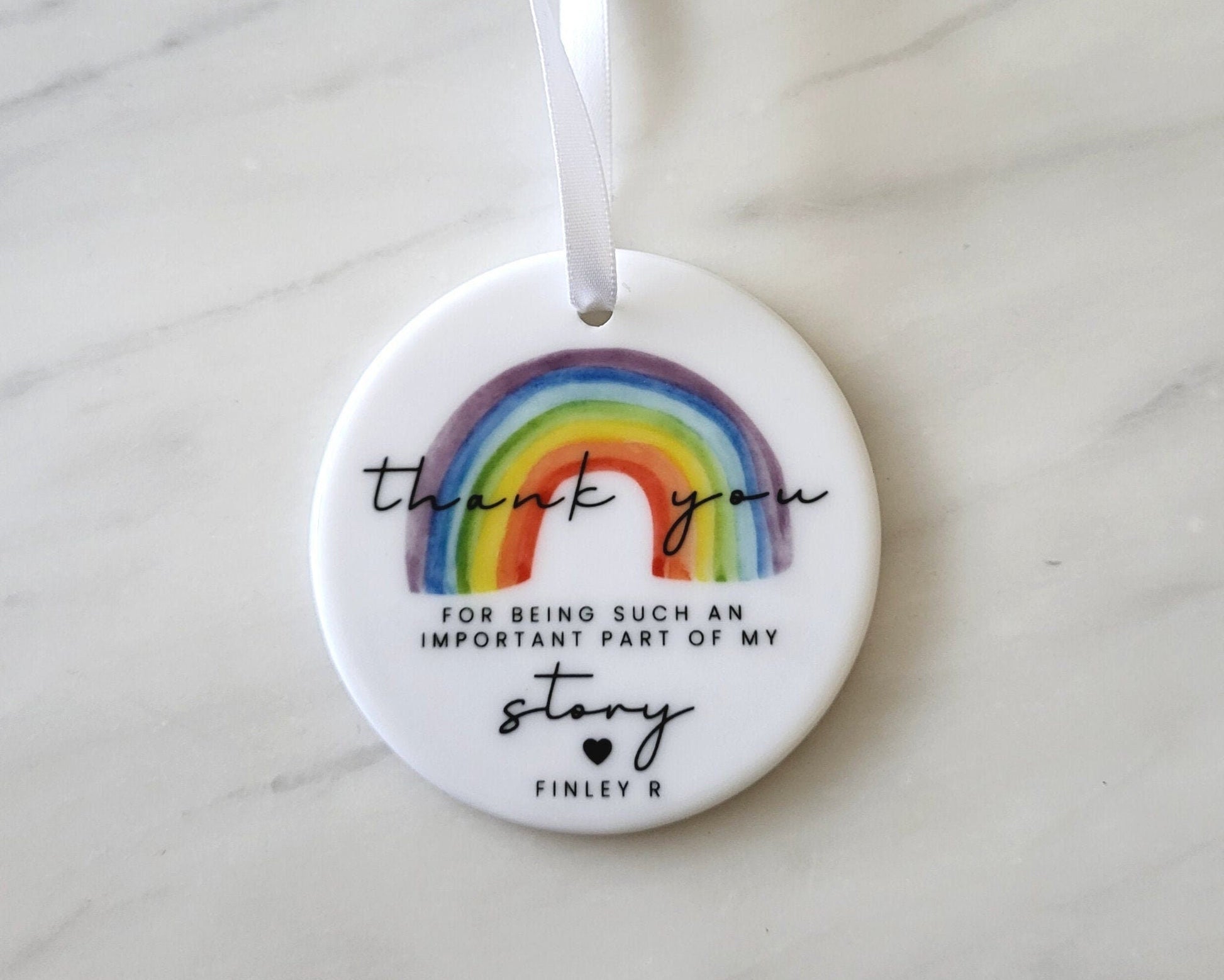 Teacher Thank You Gift Personalised Mentor End Of Term Present Ornament Decoration
